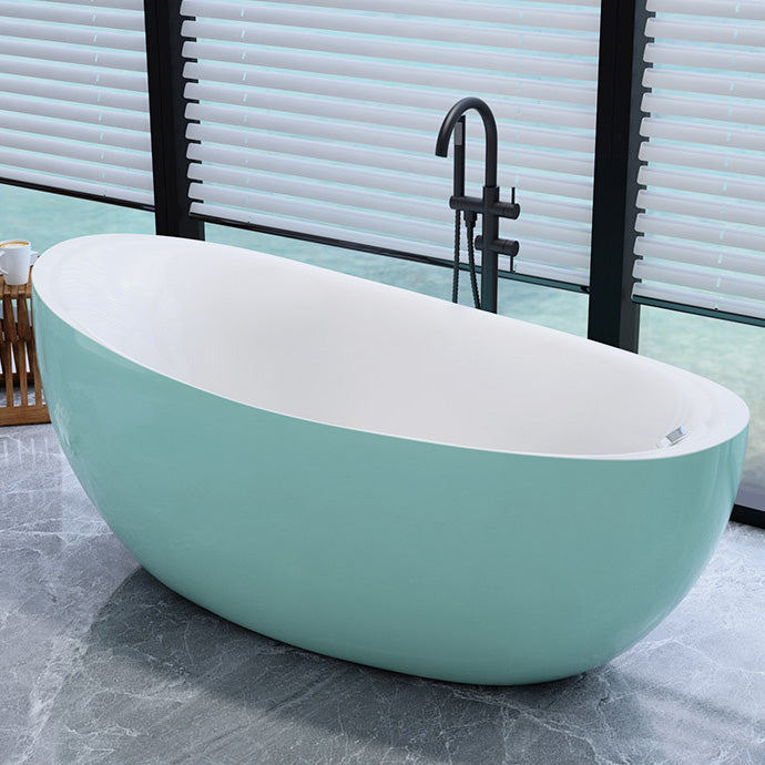 Bathroom Modern Single Slipper Bathtub Stand Alone Acrylic Bath Tub