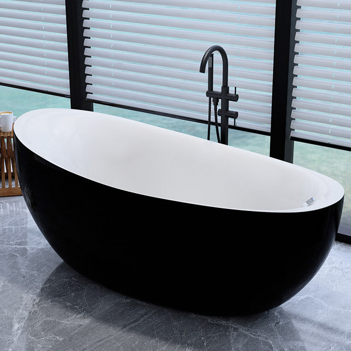 Bathroom Modern Single Slipper Bathtub Stand Alone Acrylic Bath Tub
