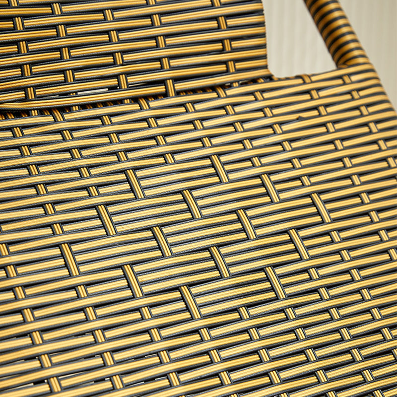 Modern Reclining Rocker Chair Wicker Rocking Chair for Home Decor