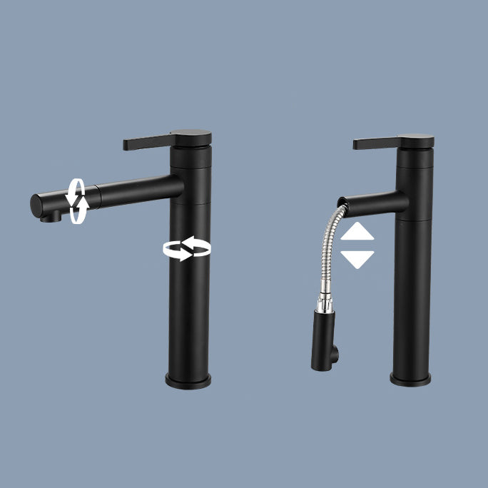 Modern Bathroom Sink Porcelain Pop-Up Drain Round Vessel Lavatory Sink