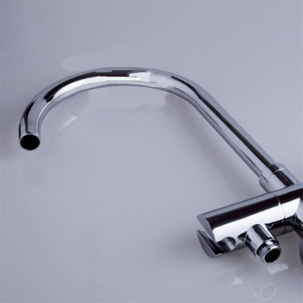 Modern Freestanding Tub Faucet Copper Floor Mounted Two Handle Freestanding Bathtub Faucet