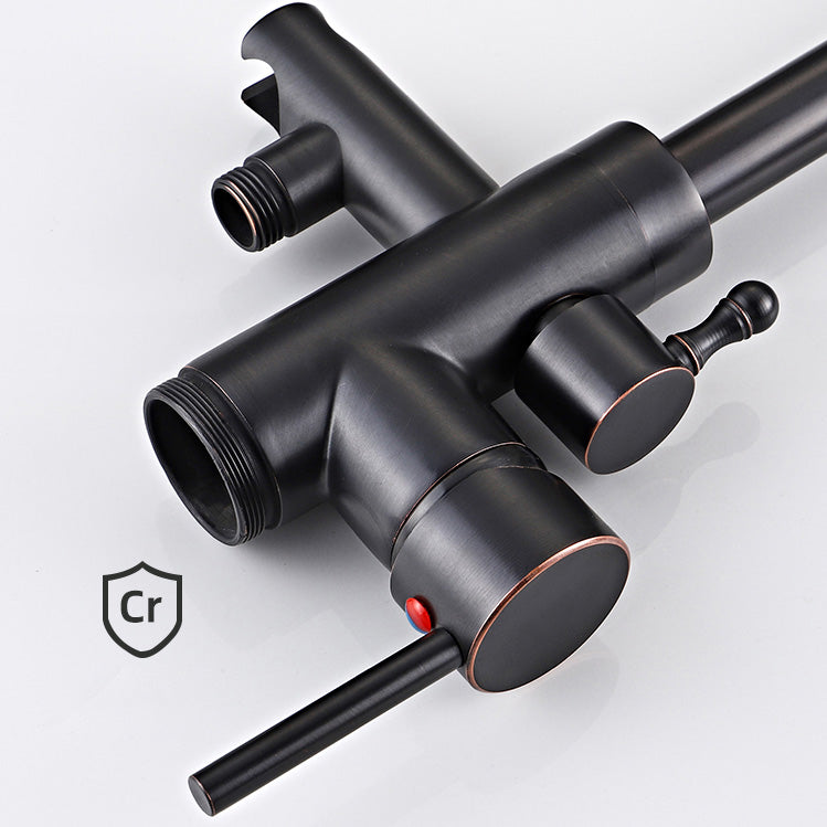 Modern Freestanding Tub Filler Trim Brass Floor Mounted Freestanding Bathtub Faucet