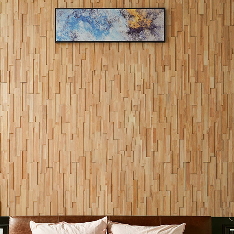 Solid Wood Wall Plate Modern Minimalist Home Living Room Wall Panel (1-pack)