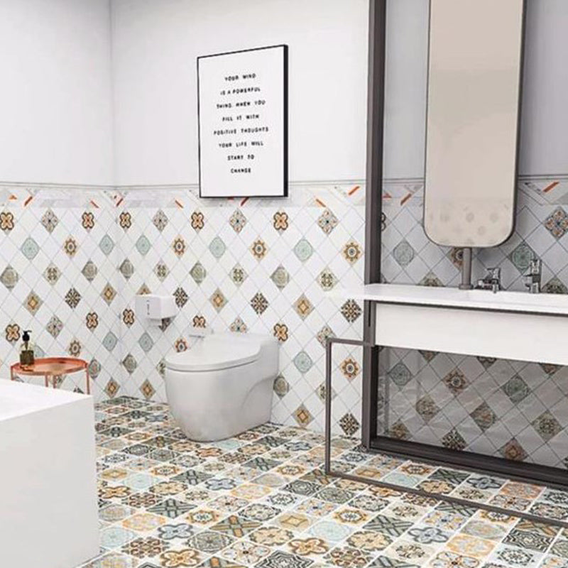 Rectangular Peel & Stick Tile PVC Single Tile for Kitchen and Bathroom