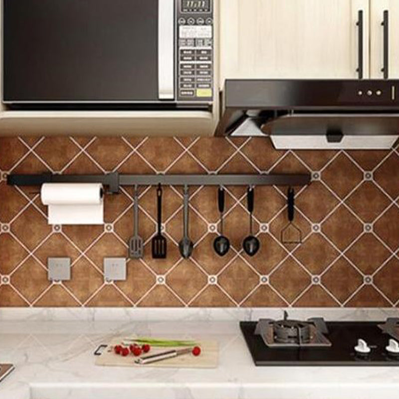 Rectangular Peel & Stick Tile PVC Single Tile for Kitchen and Bathroom