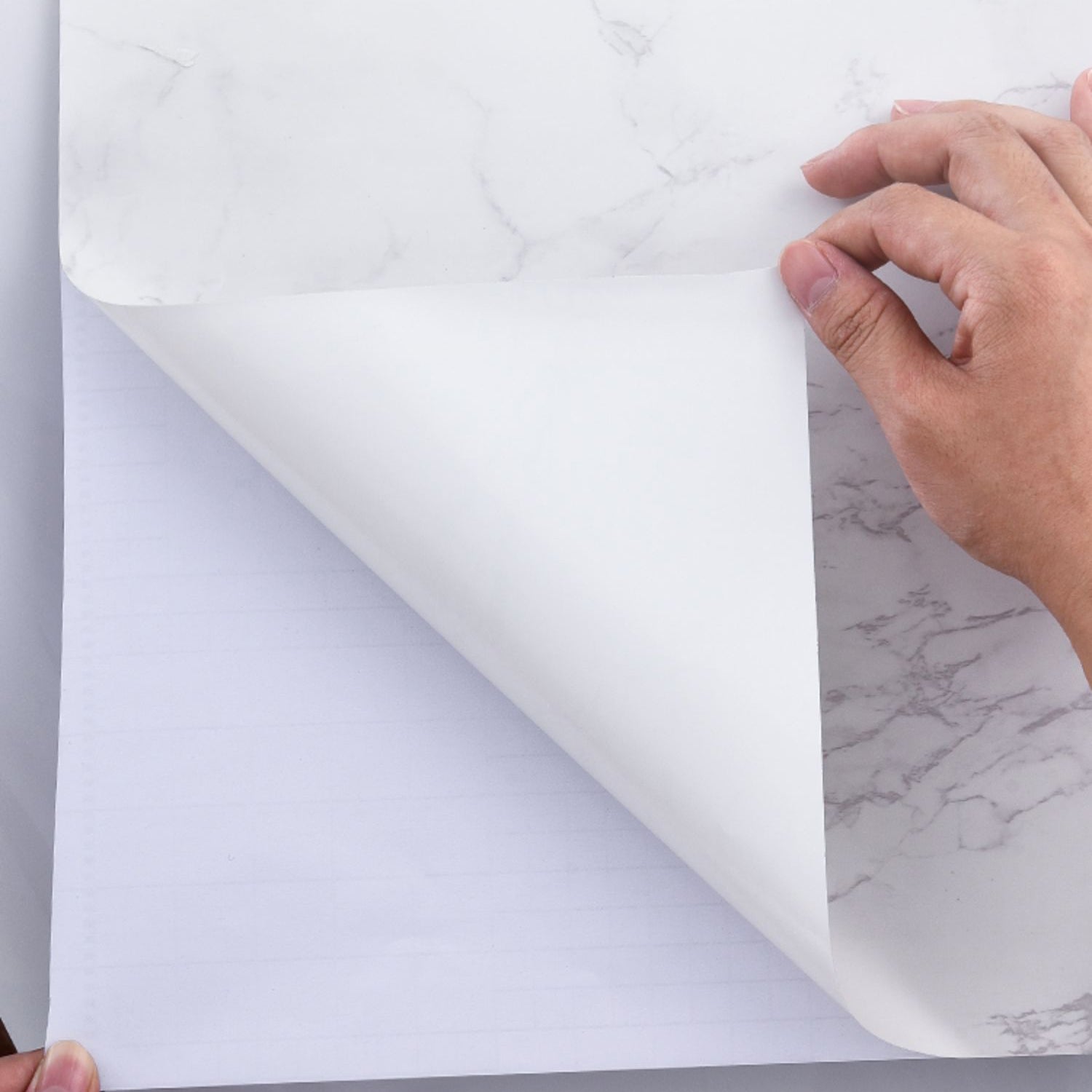 Rectangular PVC Field Tile 19.7" Peel and Stick Tile for Shower