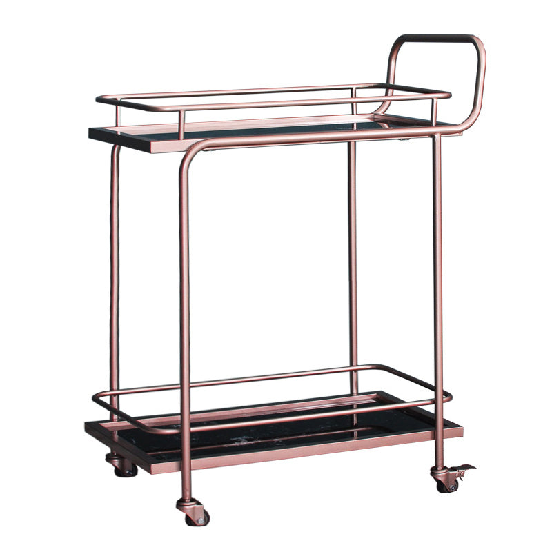34.65" High Modern Style Prep Table Rolling Metal Prep Table for Kitchen