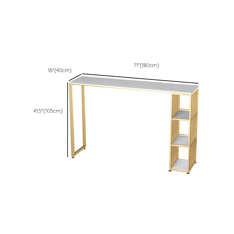 1/2/3 Pieces Bar Stool and Table Set Modern Rectangular Pub Table Set