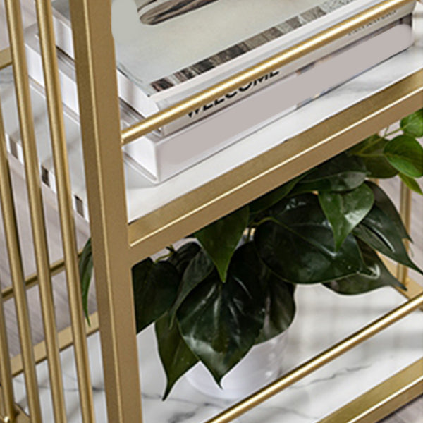 Contemporary Bar Table Set 1/3 Pcs Faux Marble Bar Table and Armless Stools