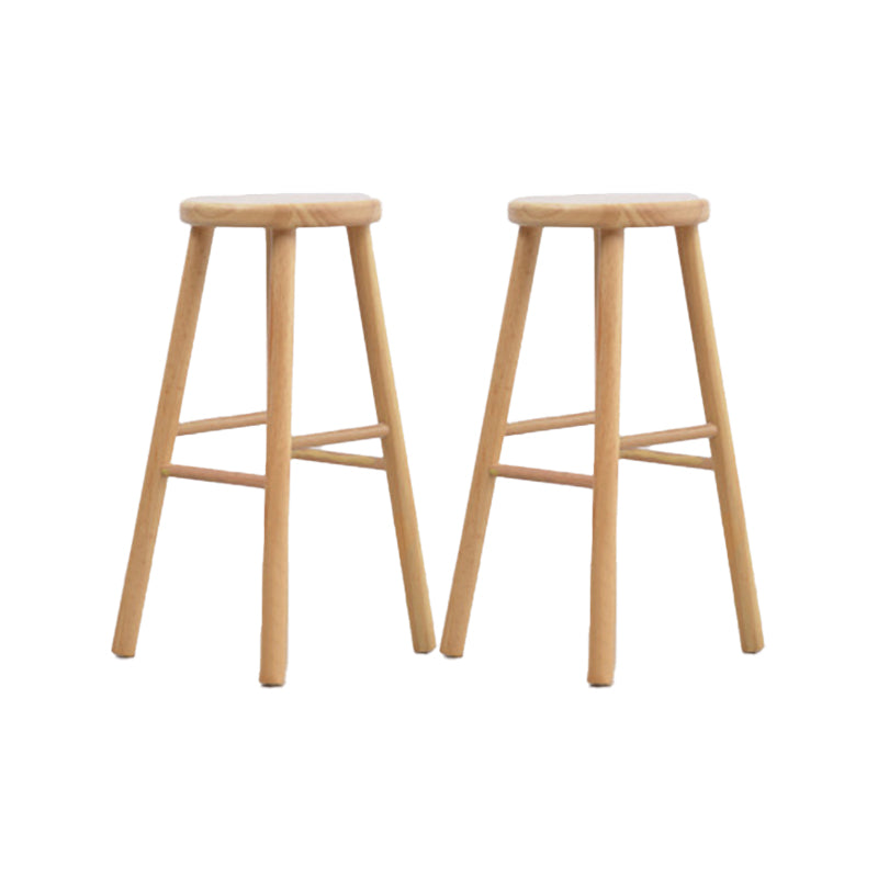 Industrial Style 1/2 Pieces Bar Table Set Rectangle Bar Table with Wooden Stools