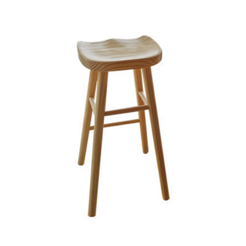 Modern 1/3 Pieces Bar Table Set Rectangle Pine Wood Counter Table for Living Room