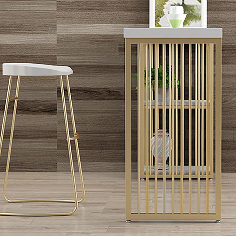 Solid Wood Bar Stool and Table Set 1/2/3 Pieces Rectangular Rectangular