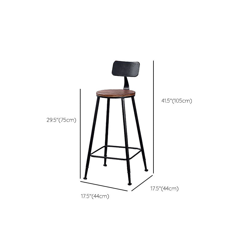 Modern 1/11 Pieces Bar Table Set Rectangle Wood Counter Table with High Stools for Cafe