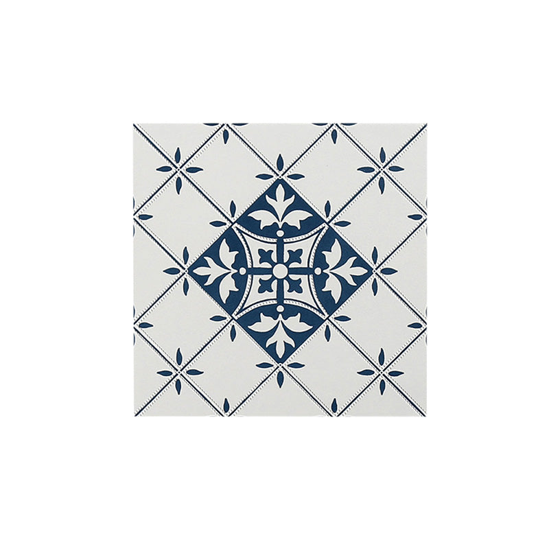 Square 7.87"x7.87" Ceramic Tile Patterned Singular Tile for Floor