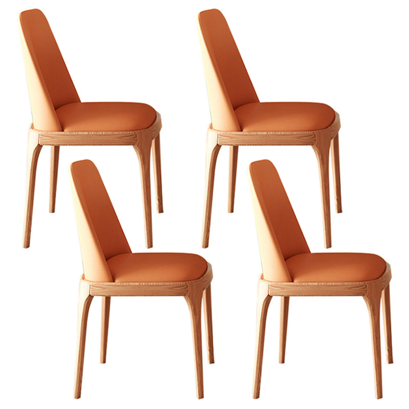 Modern Dining Set with Leather Chairs 1/4/5 Pieces Dinette Set