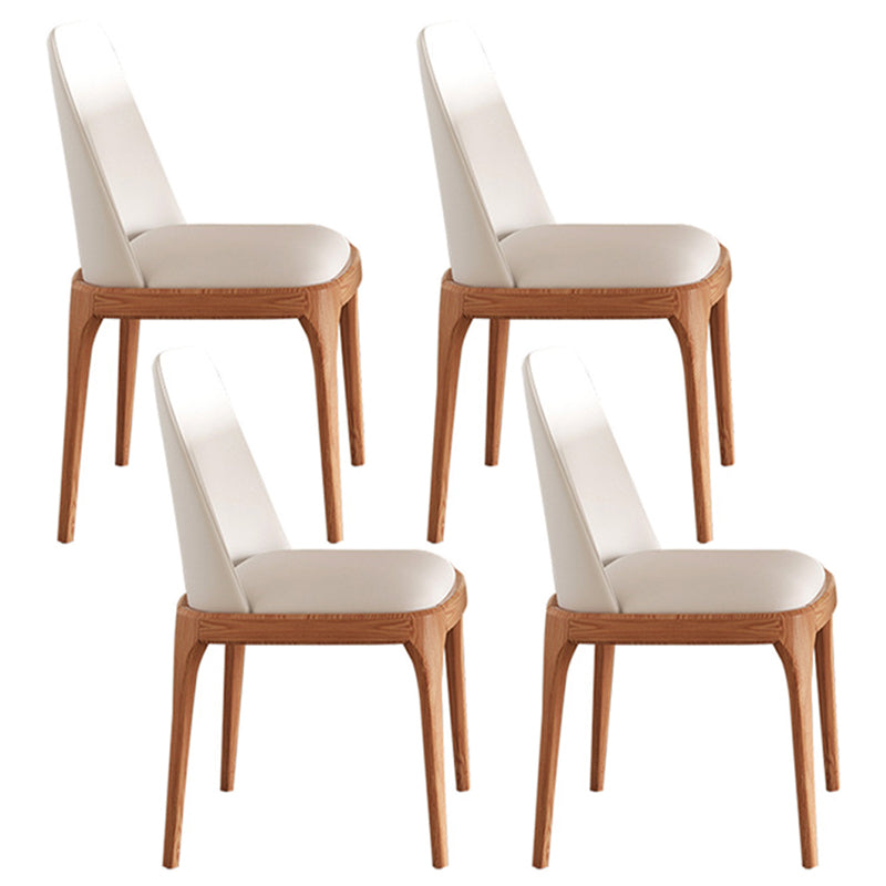 Modern Dining Set with Leather Chairs 1/4/5 Pieces Dinette Set