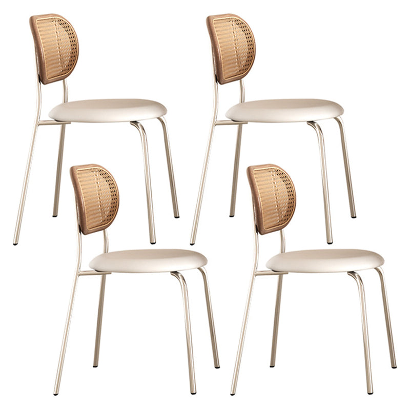 Modern Dining Set with Leather Chairs 1/4/5 Pieces Dinette Set