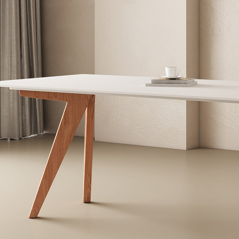 Modern Dining Set with Leather Chairs 1/4/5 Pieces Dinette Set