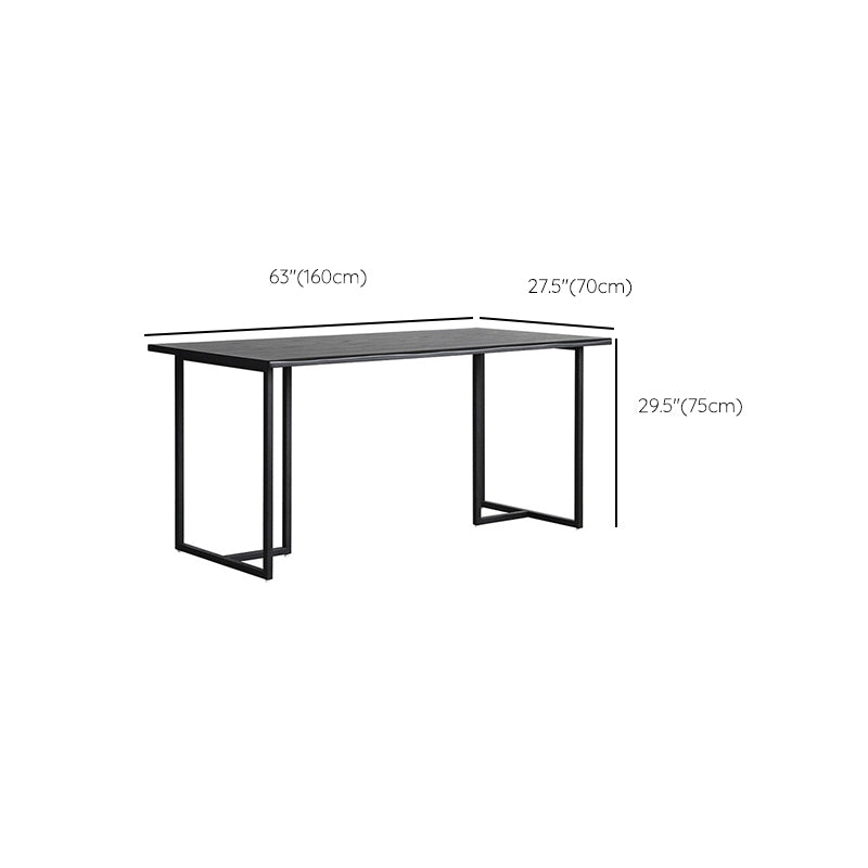 Modern 1/2 Pieces Dining Set Rectangle Wood Dining Table for Dining Room