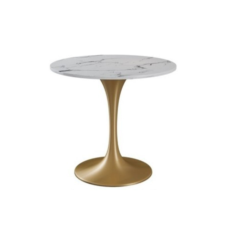 Glam Style Dinette Set for Home 1/2/5 Pieces Polished Finish Dining Table Set