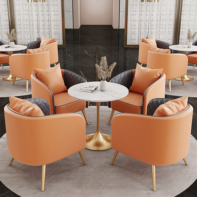 Glam Style Dinette Set for Home 1/2/5 Pieces Polished Finish Dining Table Set