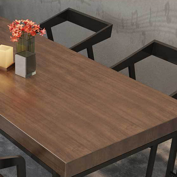 Modern 1/5/7 Pieces Dining Set Rectangle Wood Dining Table for Cafe