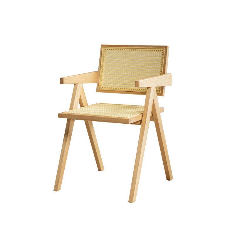 Traditional 1/4 Pieces Dining Set Rectangle Pine Wood Dining Table for Dining Room