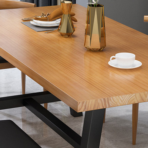 Traditional 1/7 Pieces Dining Set Rectangle Wood Dining Table Set for Dining Room