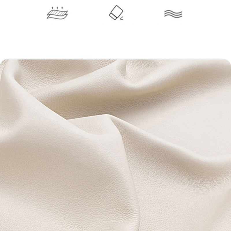 Solid Color Panel Bed Mid-Century Modern Solid Wood Standard Bed with Headboard