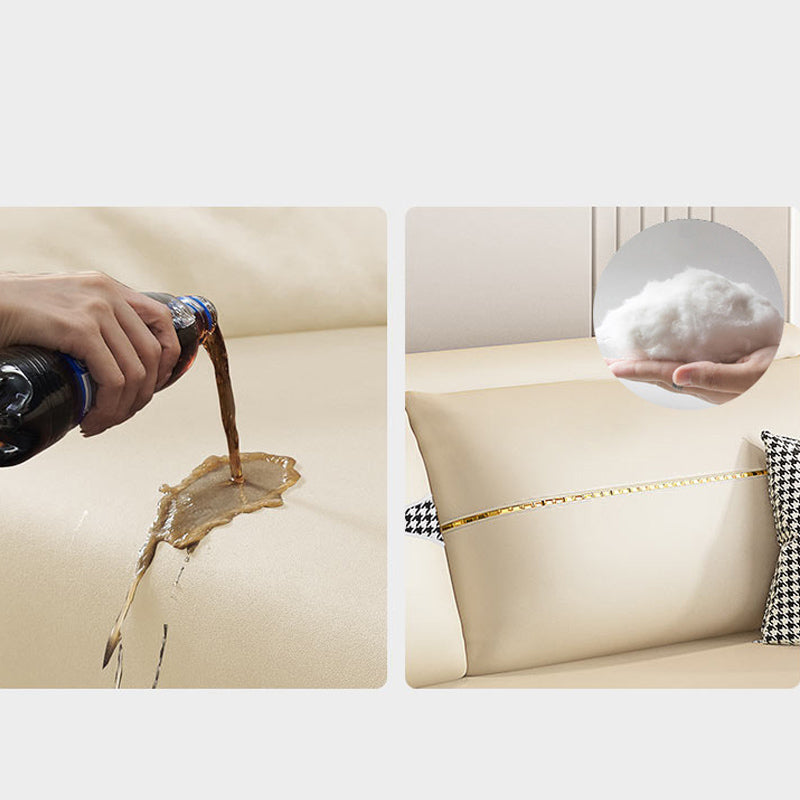 39.37" Wide Faux leather Sleeper Sofa White Pillow Included Sofa Bed