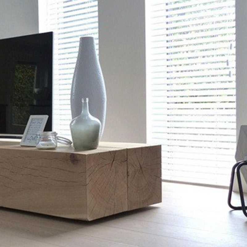 Solid Wood Coffee Table Living Room Scandinavian Coffee Table in Light Wood