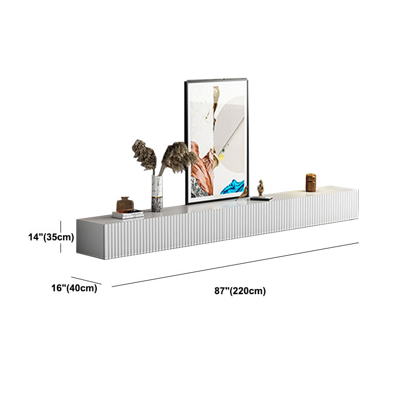 Contemporary TV Stand Console Wood TV Media Stand with Drawers