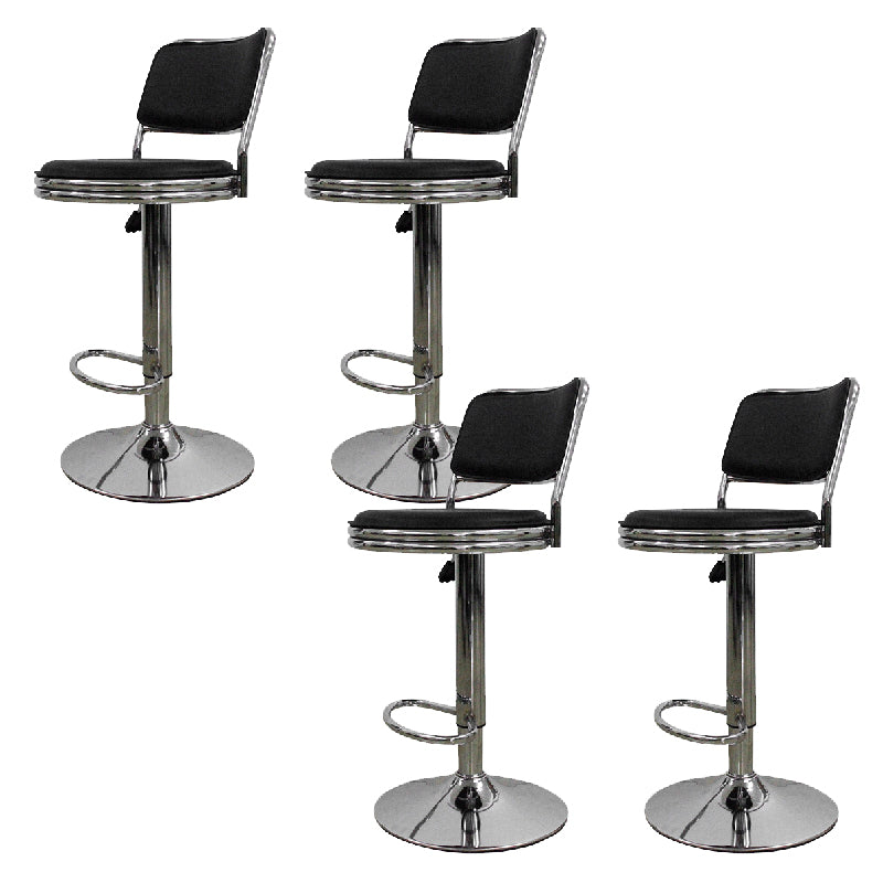 Industrial Metal Counter Height Stools Adjustable Height Bar Stool