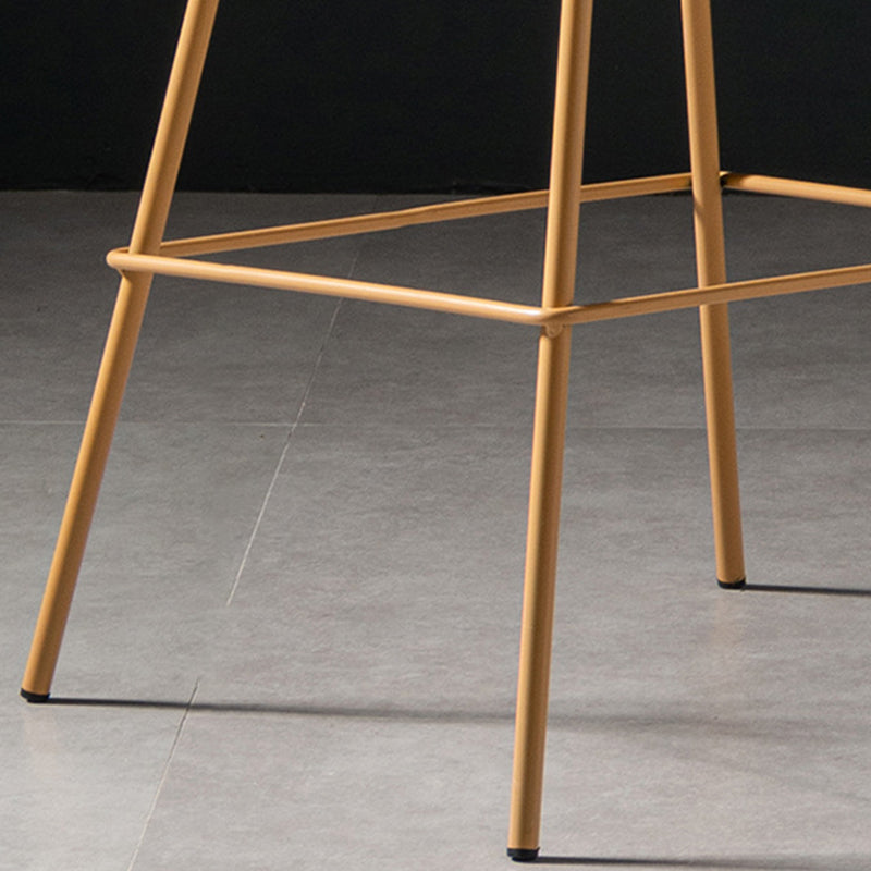 Contemporary Counter Height Stools Plastic Height Bar Stool for Living Room