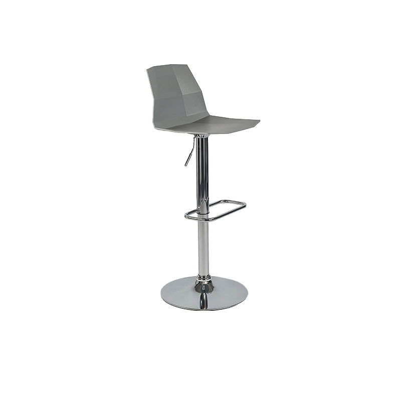 Contemporary Plastic Counter Height Stools Adjustable Height Bar Stool
