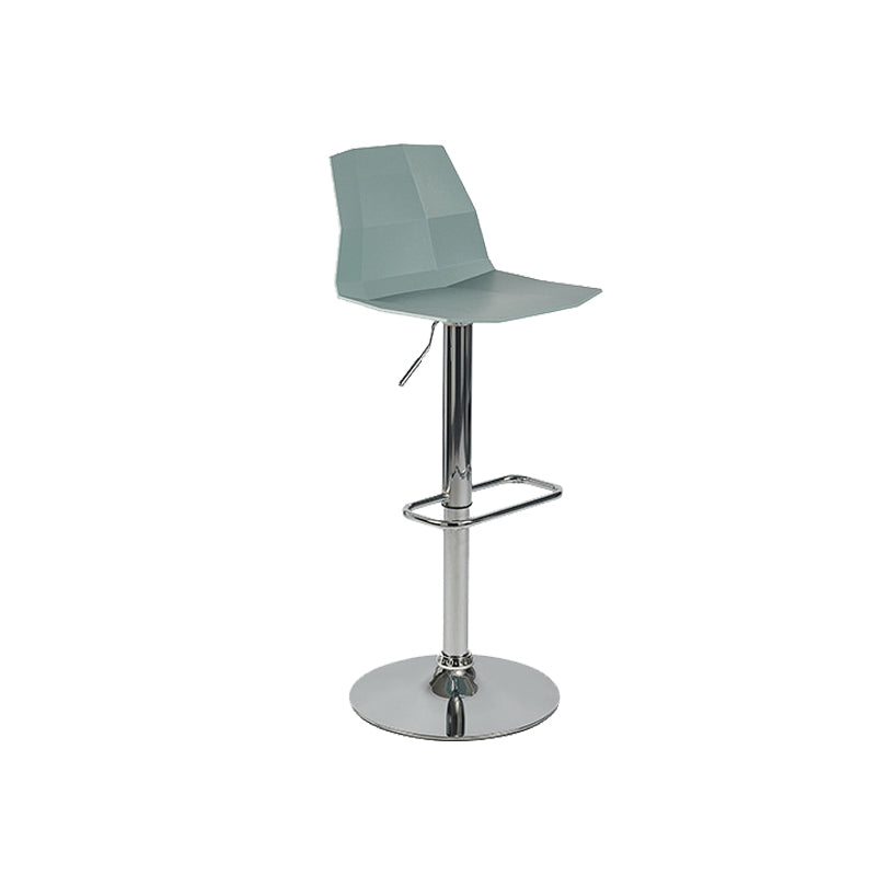 Contemporary Plastic Counter Height Stools Adjustable Height Bar Stool