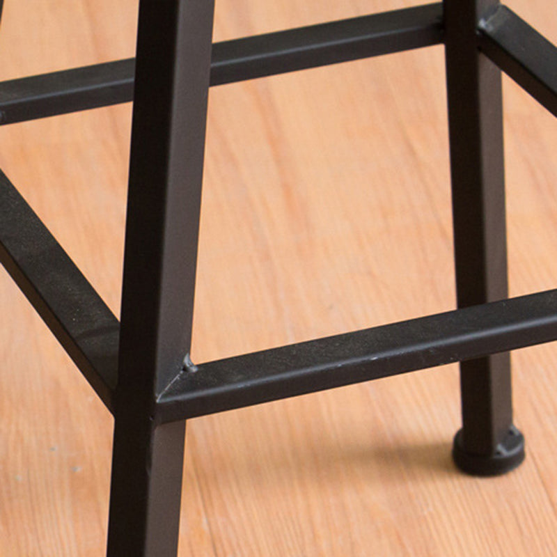 Industrial Metal Counter Height Stools Bar Footrest Stool for Indoor