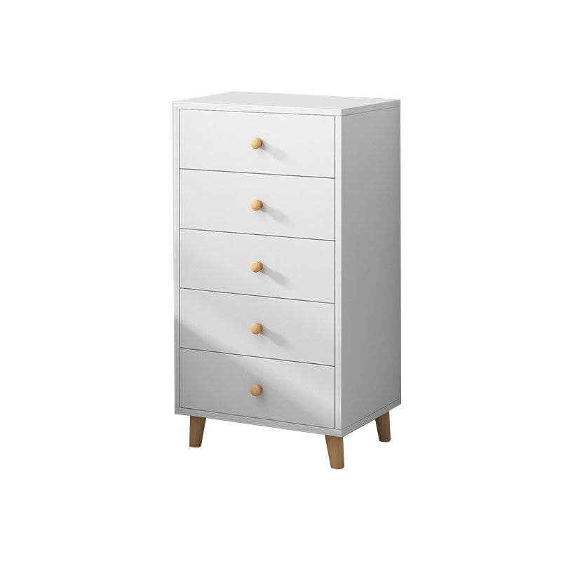 Contemporary Bedroom Chest Wooden Storage Chest with Drawers
