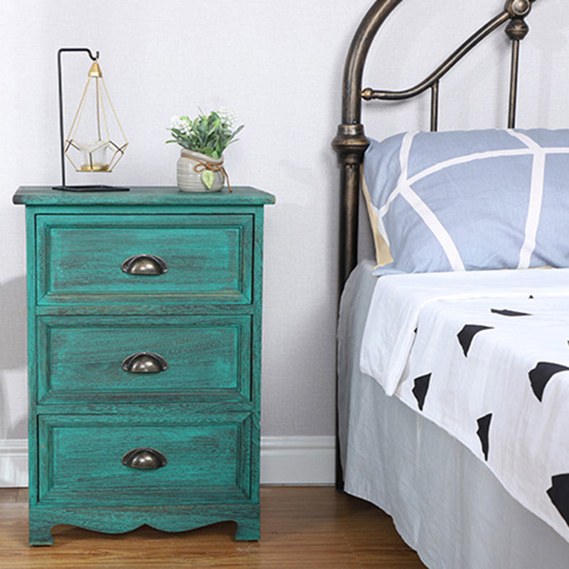 Vertical Nautical Bedroom Storage Chest Wooden Chest with Drawers