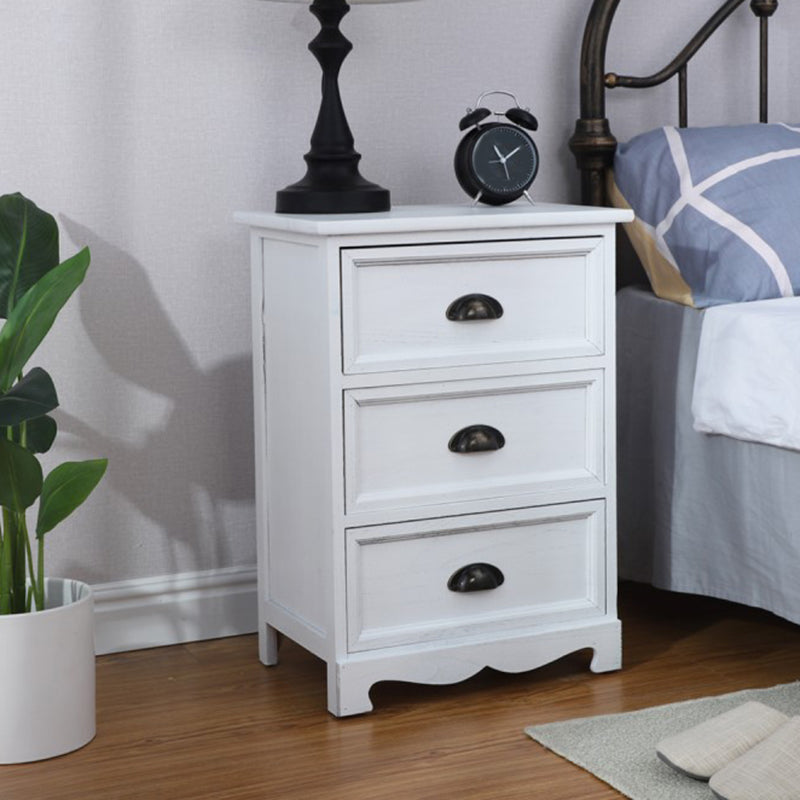 Vertical Nautical Bedroom Storage Chest Wooden Chest with Drawers