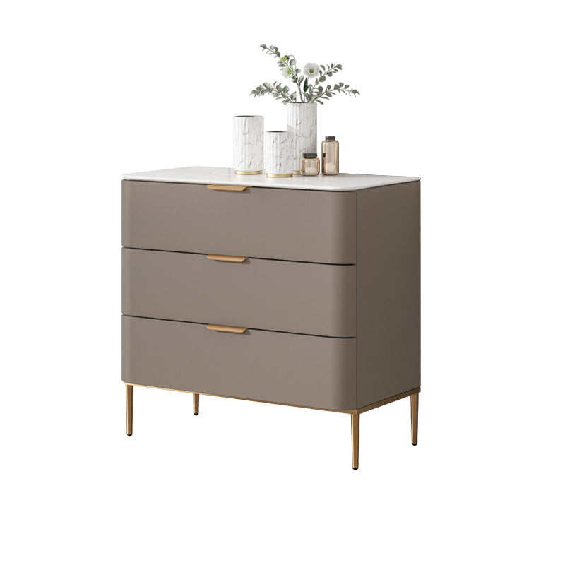 Glam Chest Engineered Wood Bedroom Storage Chest with Drawers