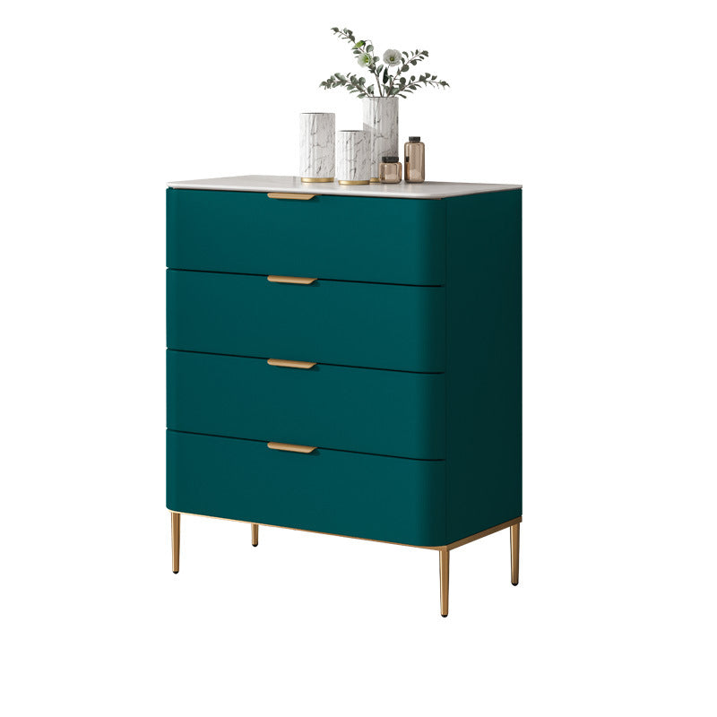 Glam Chest Engineered Wood Bedroom Storage Chest with Drawers
