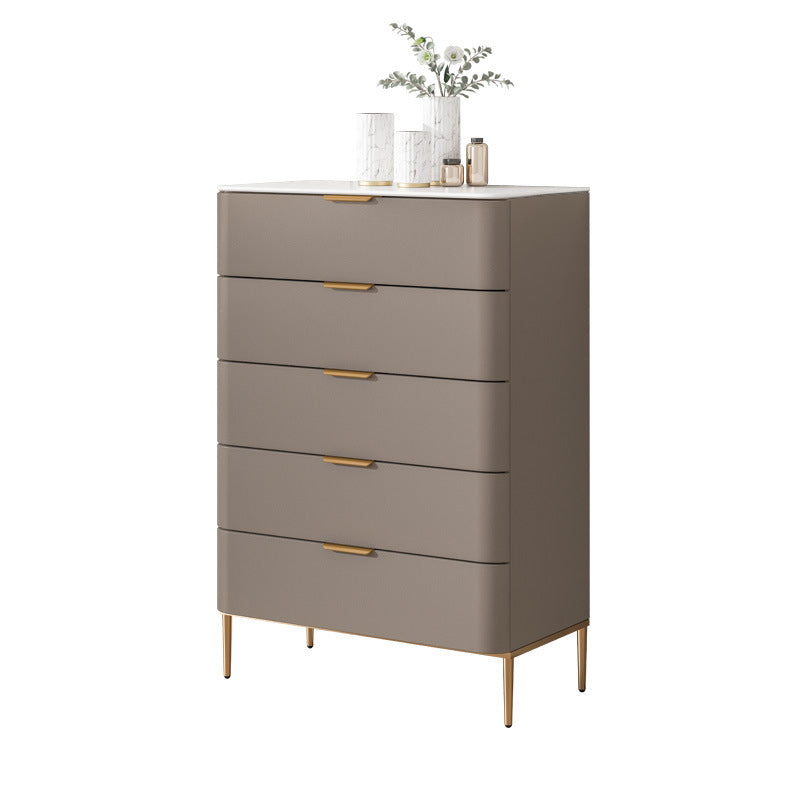 Glam Chest Engineered Wood Bedroom Storage Chest with Drawers