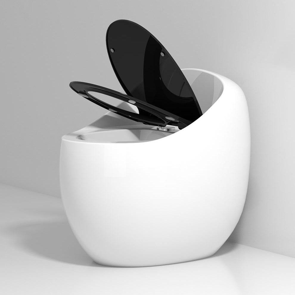 Siphon Jet Porcelain Toilet One Piece Toilet Floor Mounted Urine Toilet