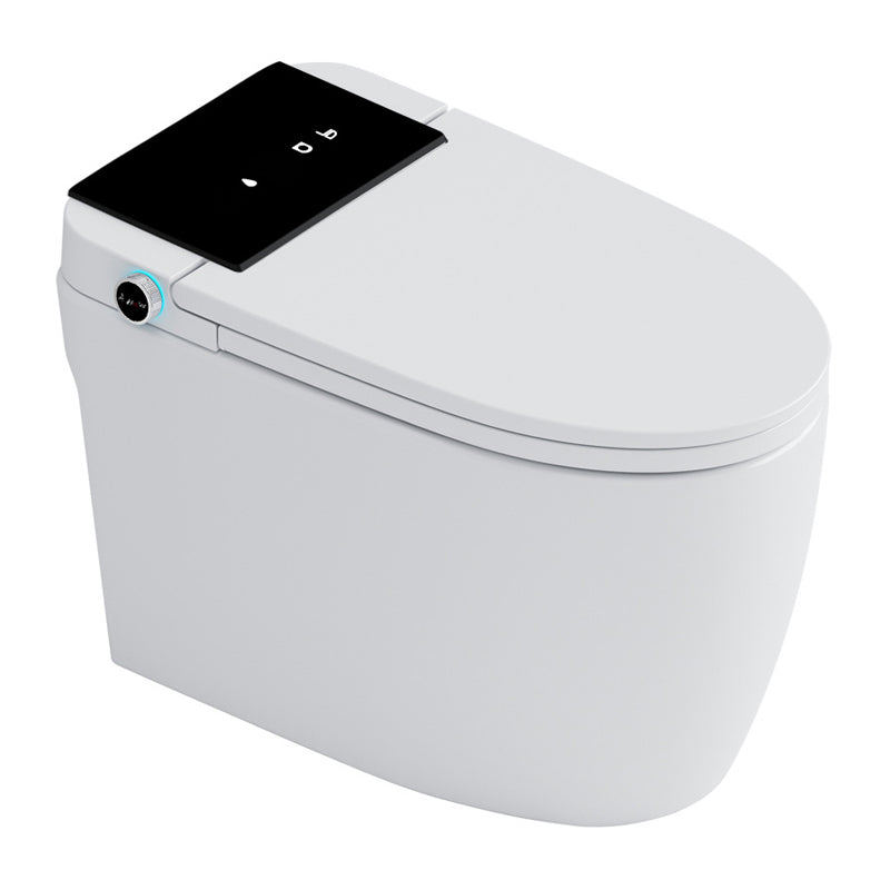 Modern Heated Seat Flush Toilet Floor Mount White Toilet Bowl with Toilet Seat
