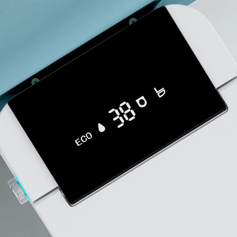 Modern Heated Seat Flush Toilet Floor Mount White Toilet Bowl with Toilet Seat