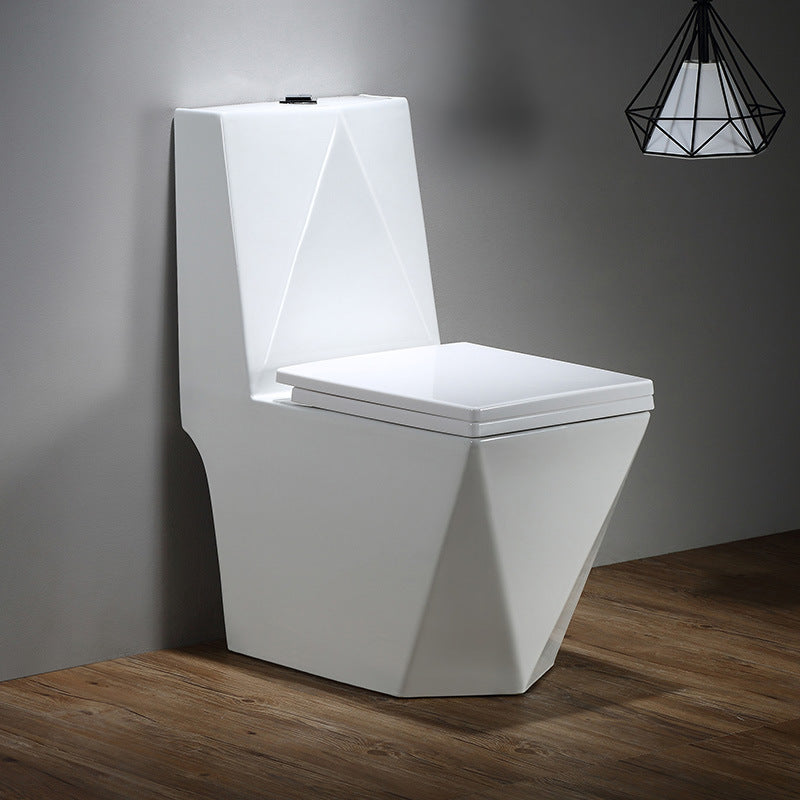 Modern Siphon Jet Toilet Bowl All-In-One Floor Mounted Urine Toilet