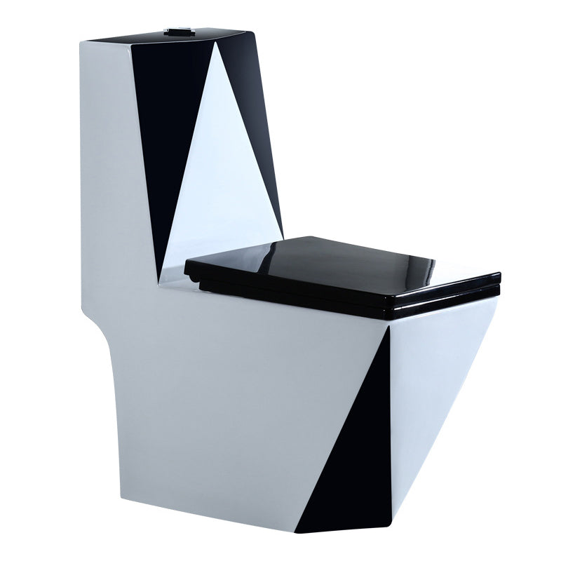 Modern Siphon Jet Toilet Bowl All-In-One Floor Mounted Urine Toilet