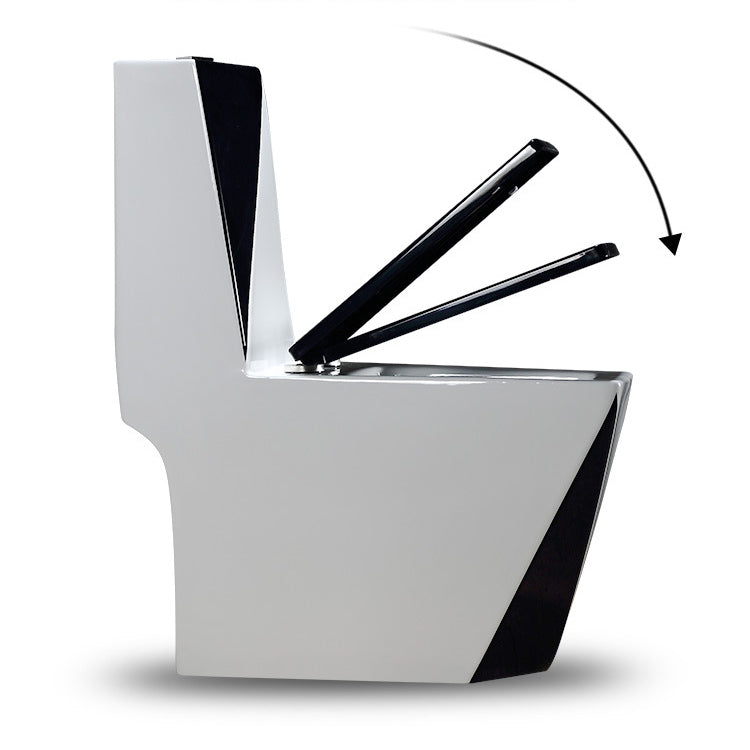 Modern Siphon Jet Toilet Bowl All-In-One Floor Mounted Urine Toilet