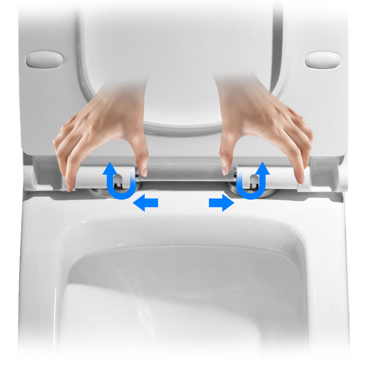 Modern Siphon Jet Toilet Bowl All-In-One Floor Mounted Urine Toilet